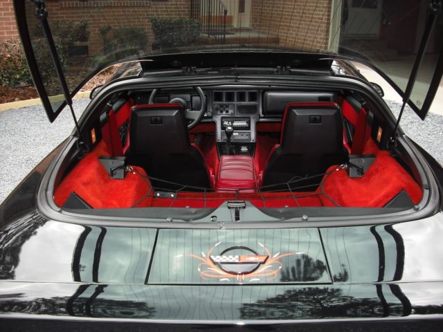 1986 Black Chevrolet Corvette Coupe