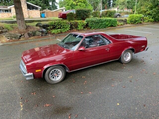 1986 Burgundy Chevrolet El Camino CLASSIC CARS