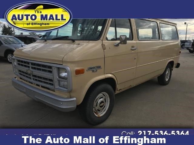 1986 Beige Chevrolet G20 Van --