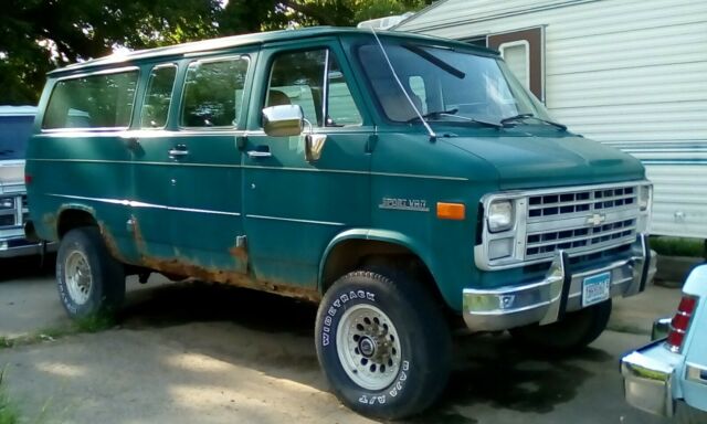 1986 Green Chevrolet G20