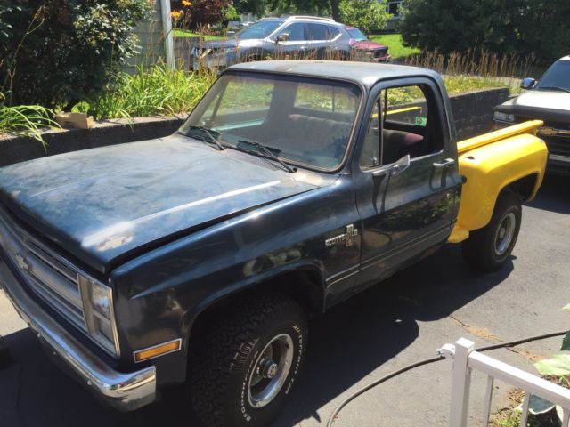 1986 Blue Chevrolet C/K Pickup 1500 Standard Cab Pickup