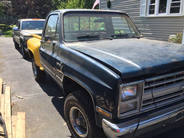 1986 Blue Chevrolet C/K Pickup 1500 Standard Cab Pickup