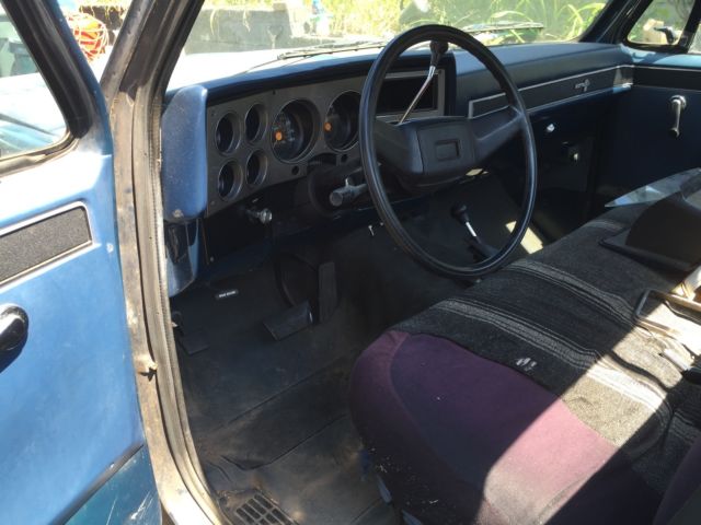 1986 Blue Chevrolet C/K Pickup 1500 Standard Cab Pickup