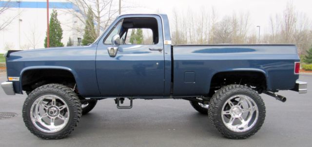 1986 Blue Chevrolet C/K Pickup 1500 Standard Cab Pickup
