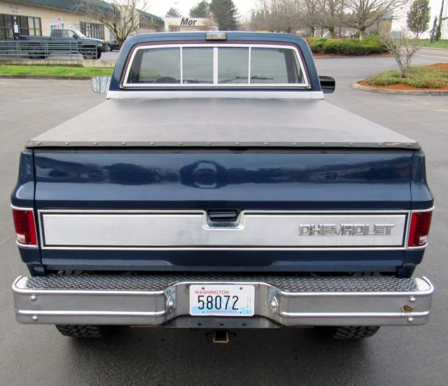 1986 Blue Chevrolet C/K Pickup 1500 Standard Cab Pickup