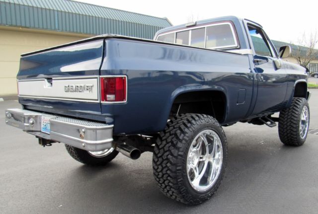 1986 Blue Chevrolet C/K Pickup 1500 Standard Cab Pickup