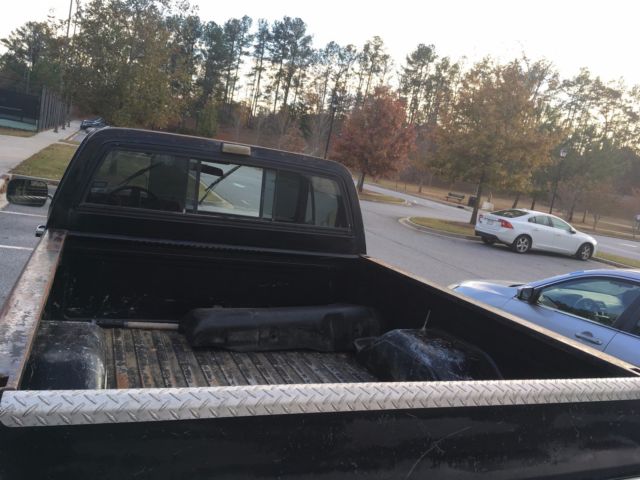 1986 Black Chevrolet K10 Short Bed