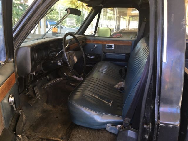 1986 Black Chevrolet K10 Short Bed