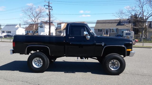 1986 Black Chevrolet C/K Pickup 1500 Standard Cab Pickup