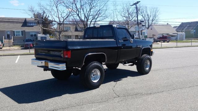 1986 Black Chevrolet C/K Pickup 1500 Standard Cab Pickup