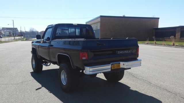 1986 Black Chevrolet C/K Pickup 1500 Standard Cab Pickup