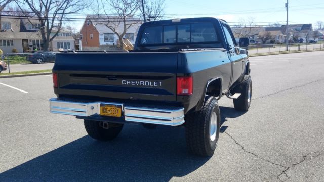 1986 Black Chevrolet C/K Pickup 1500 Standard Cab Pickup