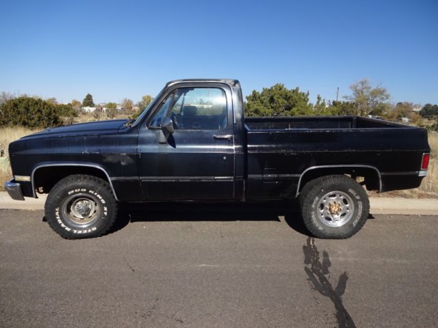 1986 Black Chevrolet K10
