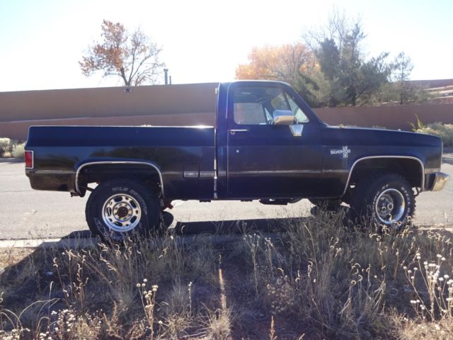 1986 Black Chevrolet K10