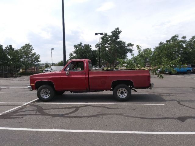 1986 Red Chevrolet Other Pickups Standard Cab Pickup