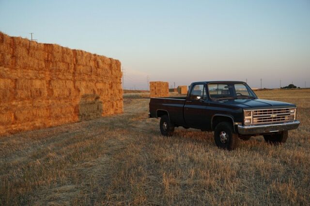 1986 Blue Chevrolet C/K Pickup 2500 Standard Cab Pickup