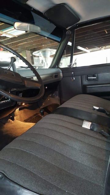 1986 Black Chevrolet C/K Pickup 3500