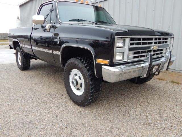 1986 Blue Chevrolet C/K Pickup 3500