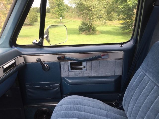 1986 Blue Chevrolet C/K Pickup 3500