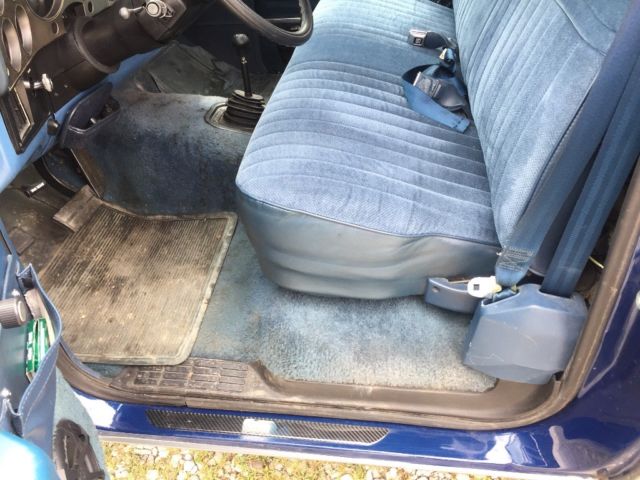 1986 Blue Chevrolet C/K Pickup 3500