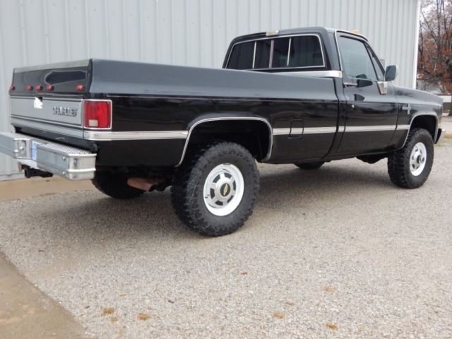 1986 Blue Chevrolet C/K Pickup 3500