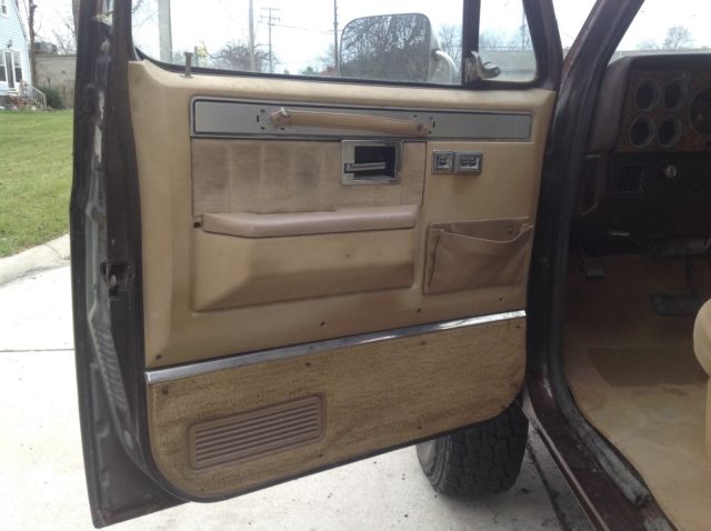 1986 Brown Chevrolet Blazer Wagon