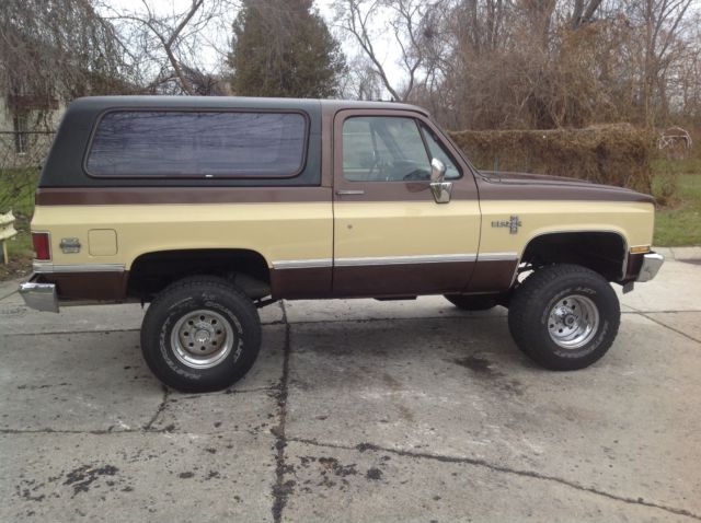 1986 Brown Chevrolet Blazer Wagon