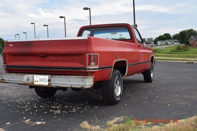 1986 Red Chevrolet Other Pickup Truck