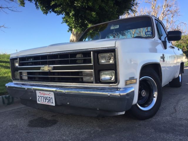 1986 Black Chevrolet C-10 Standard Cab Pickup
