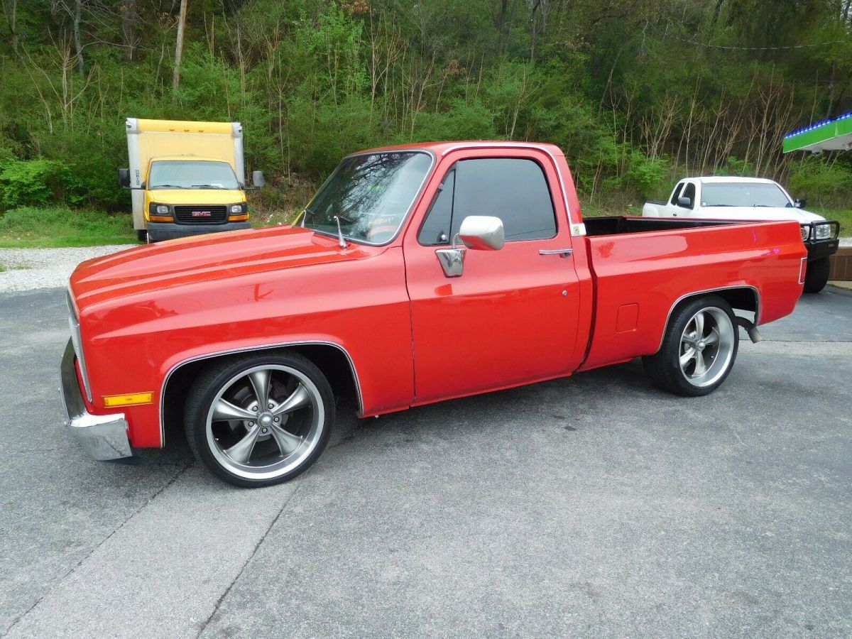 1986 Red Chevrolet C-10 Standard Cab Pickup