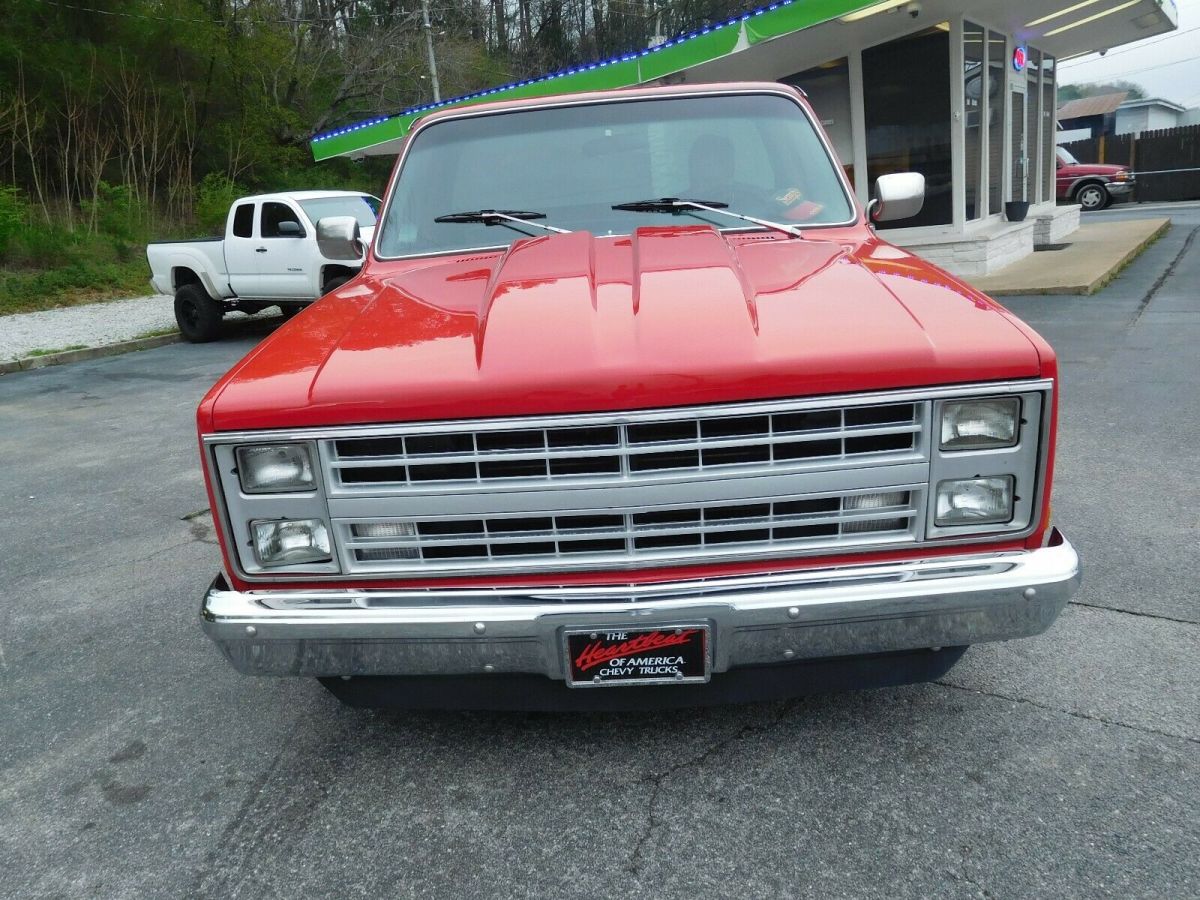 1986 Red Chevrolet C-10 Standard Cab Pickup