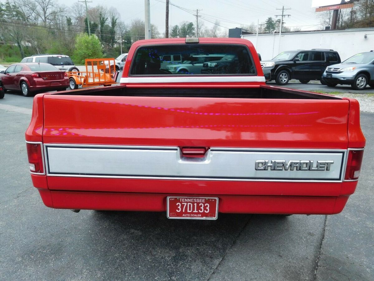 1986 Red Chevrolet C-10 Standard Cab Pickup