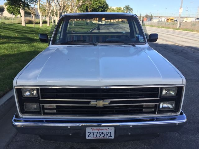 1986 Black Chevrolet C-10 Standard Cab Pickup