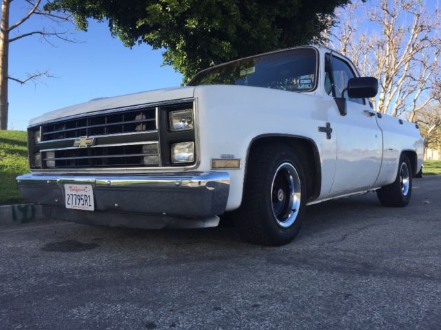1986 Black Chevrolet C-10 Standard Cab Pickup