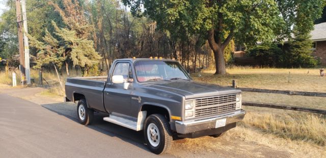 1986 Silver Chevrolet C/K Pickup 2500 Standard Cab Pickup