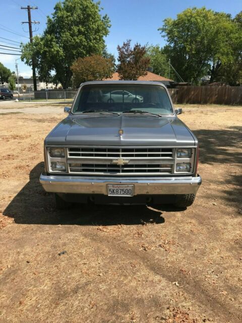 1986 Silver Chevrolet C/K Pickup 1500 Standard Cab Pickup