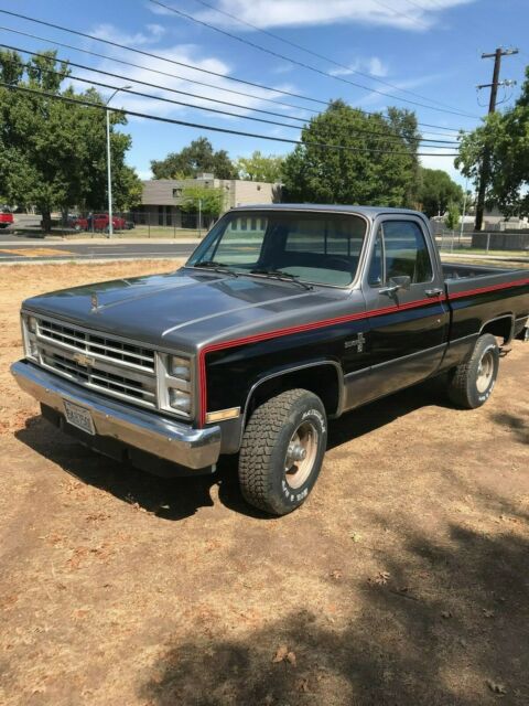 1986 Silver Chevrolet C/K Pickup 1500 Standard Cab Pickup