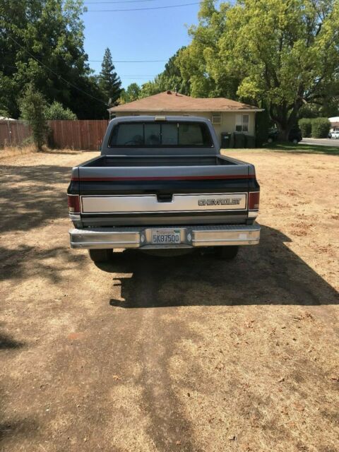 1986 Silver Chevrolet C/K Pickup 1500 Standard Cab Pickup