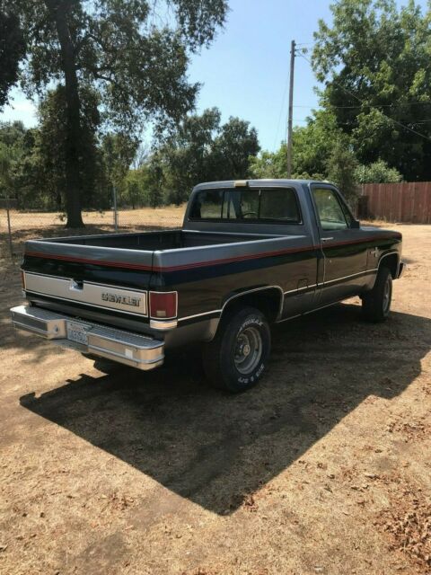 1986 Silver Chevrolet C/K Pickup 1500 Standard Cab Pickup
