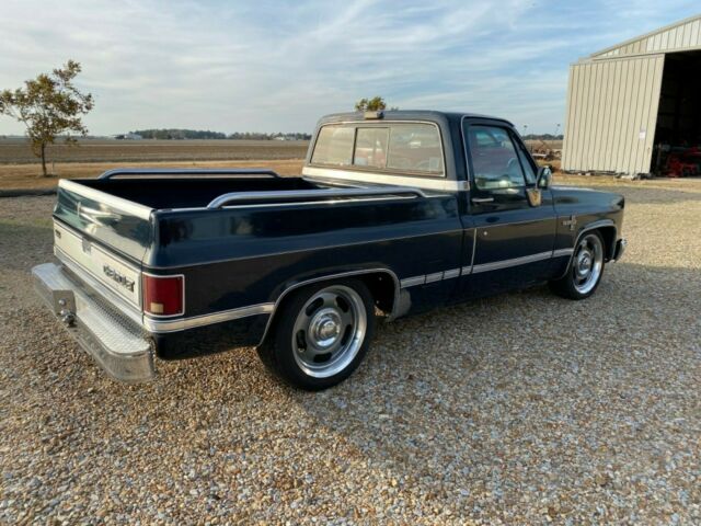 1986 Blue Chevrolet C-10 Standard Cab Pickup