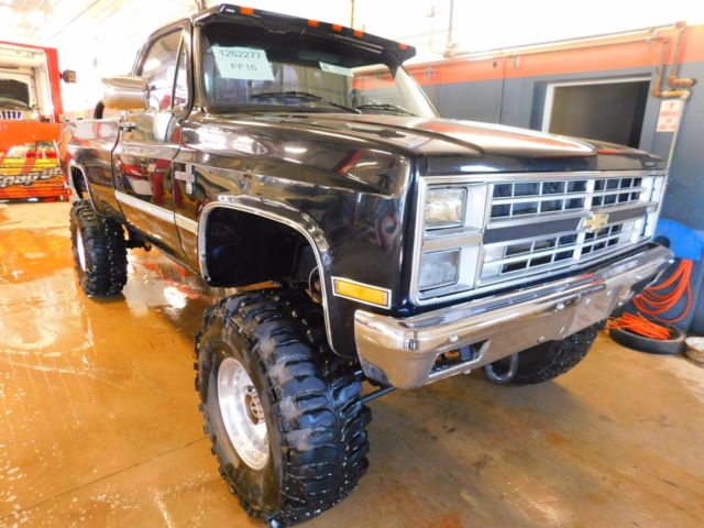 1986 Black Chevrolet C-10