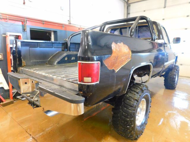1986 Black Chevrolet C-10