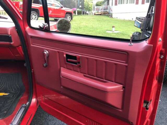 1986 Red Chevrolet C-10 Standard Cab Pickup