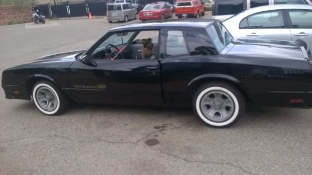 1986 Black Chevrolet Monte Carlo Coupe