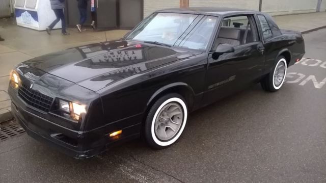 1986 Black Chevrolet Monte Carlo Coupe