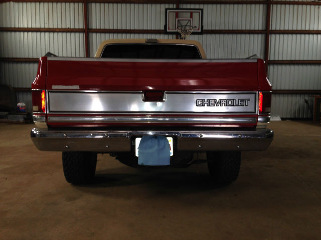 1986 Red Chevrolet C/K Pickup 1500 Standard Cab Pickup