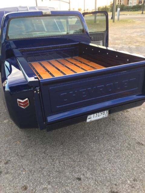 1986 Blue Chevrolet C-10 Single cab step side