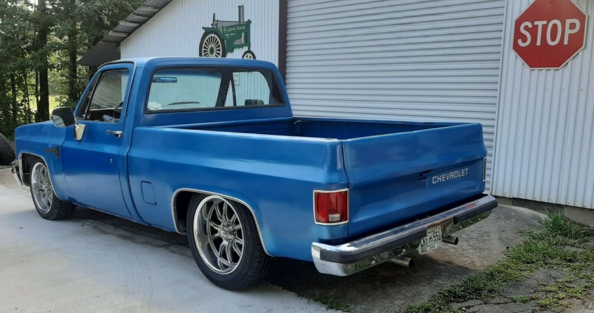 1986 Blue Chevrolet C-10