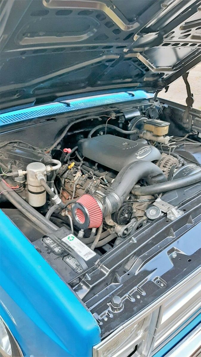 1986 Blue Chevrolet C-10