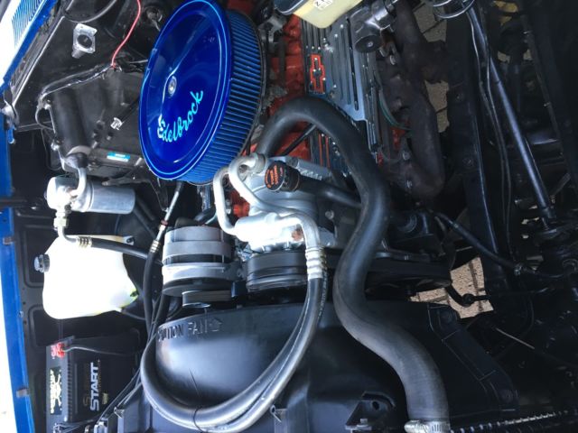 1986 blue Chevrolet C-10 pickup